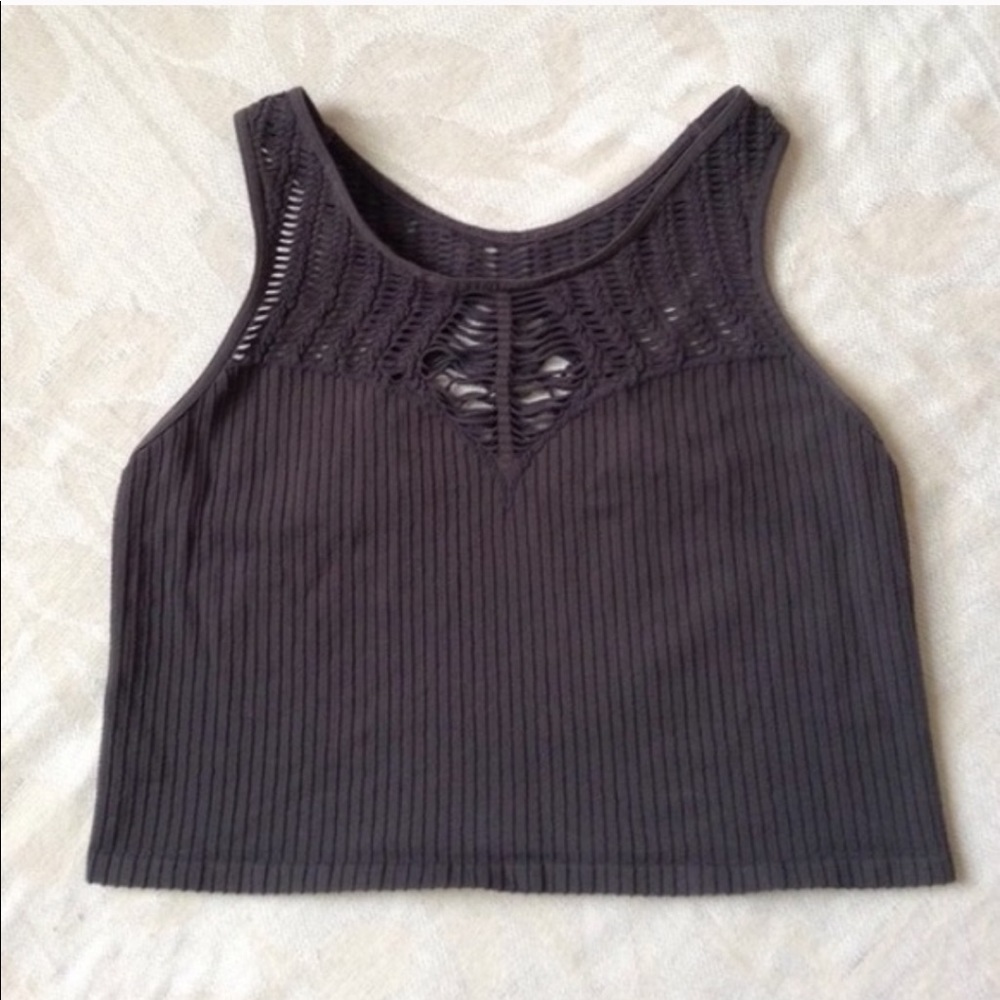 Free People Cut Out Neck seamless bralette XS/S